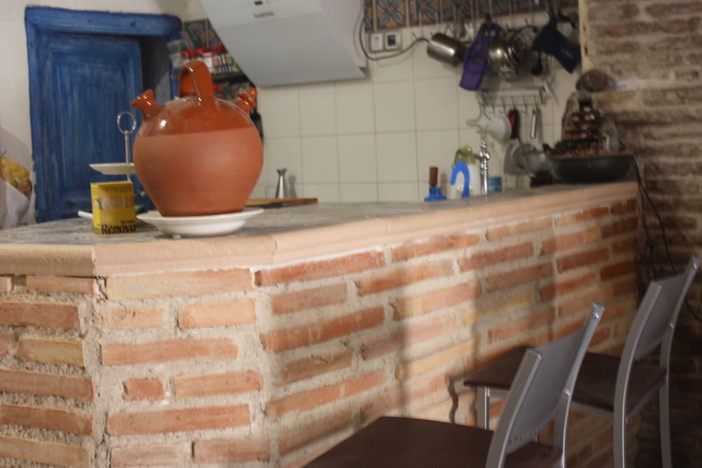 barra americana salon cocina