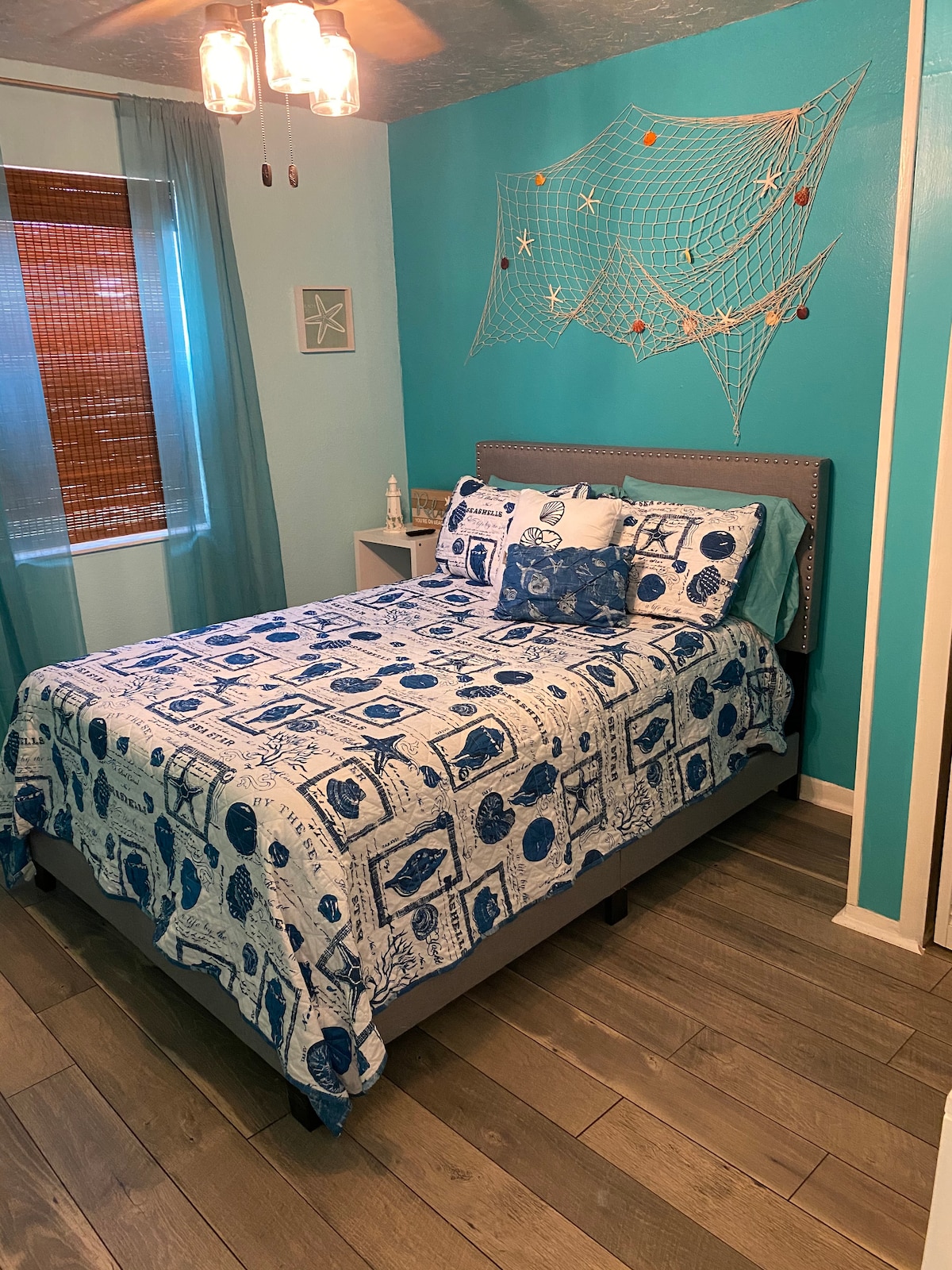 Bedroom 3 in Unit #1 with FULL size bed and smart TV