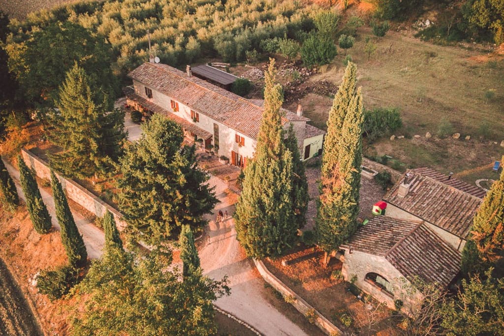 aerial view