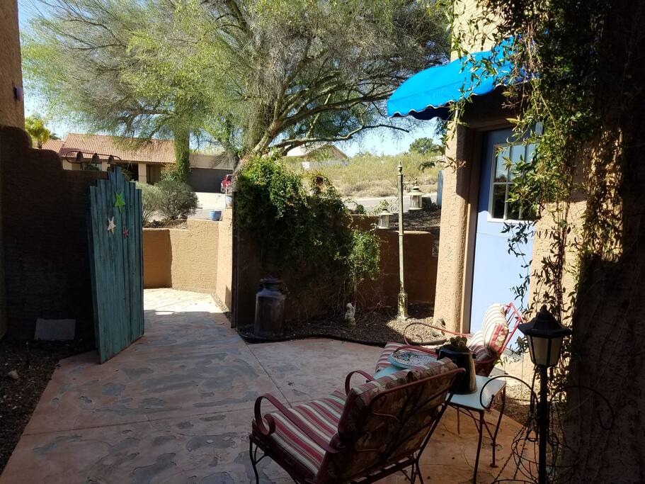 front courtyard