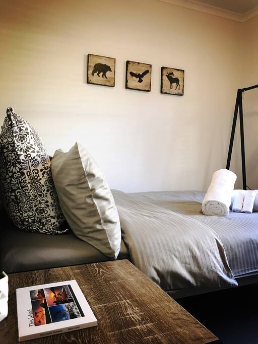 Welcome to our warm, cozy room!