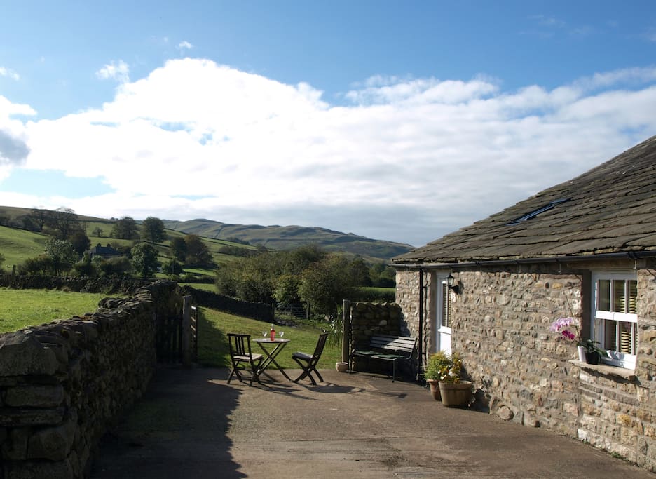 The Old Dairy, converted stone outbuilding.
Relax after a grand day out.