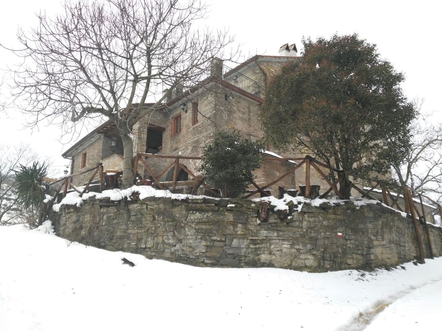 La casa innevata