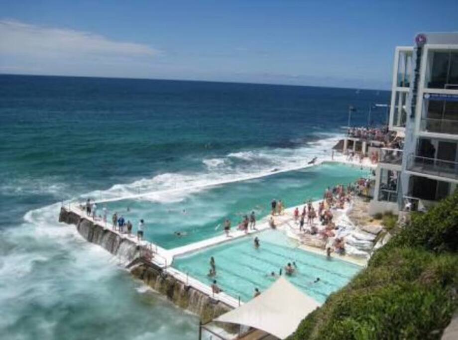Easy stroll to Famous Bondi Icebergs.