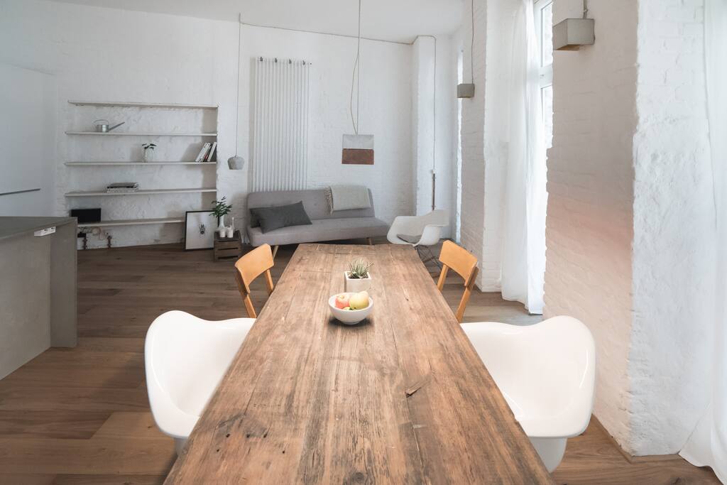 dining and living area