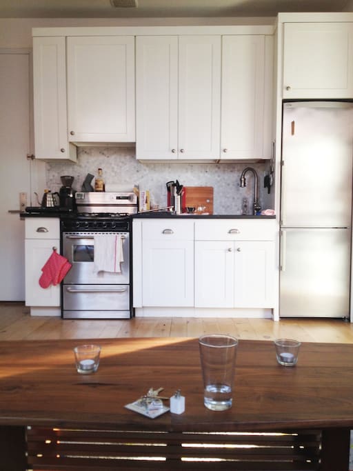 Fully equipped kitchen