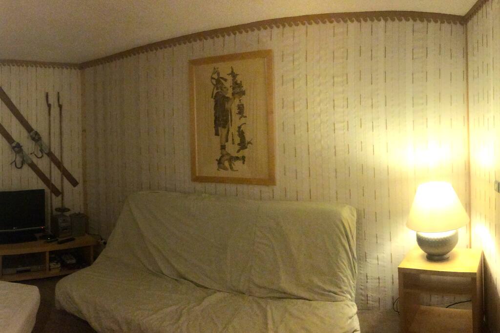 Vue panoramique de la pièce principale