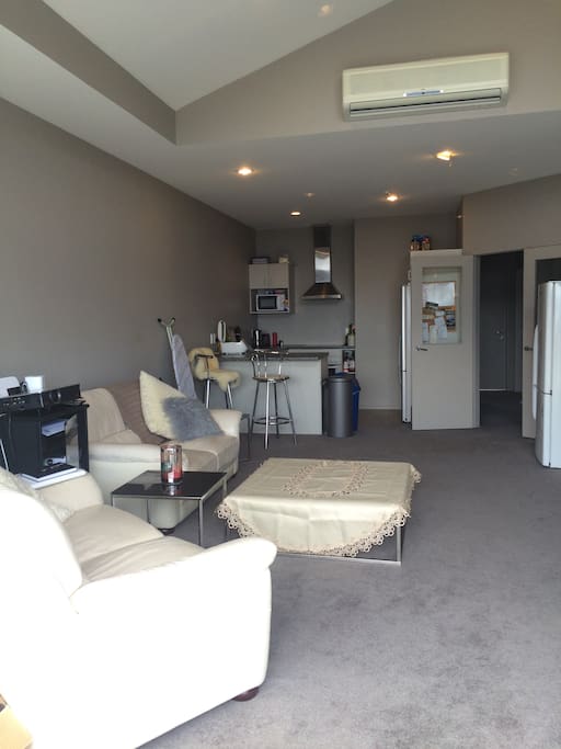 Open plan living kitchen area