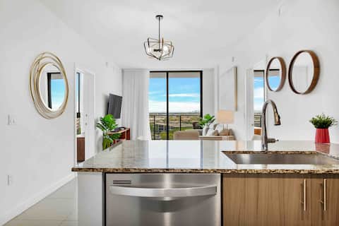 Modern & Stylish 2-Bedrooms in Luxury Dt Doral