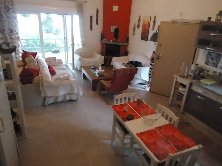 Big livingroom with all amenities