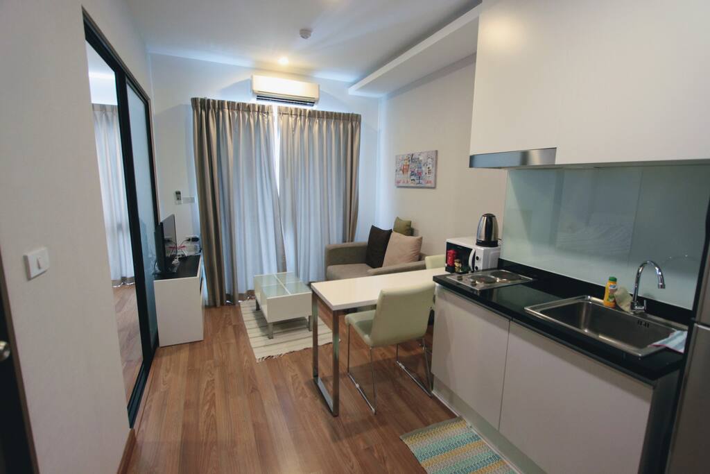 Living room + Kitchen