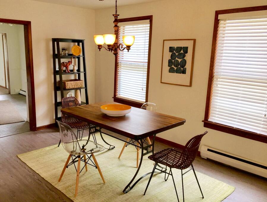 Enjoy a meal in the Dining Area