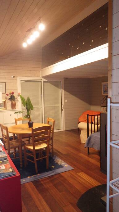 Mezzanine au dessus de la chambre