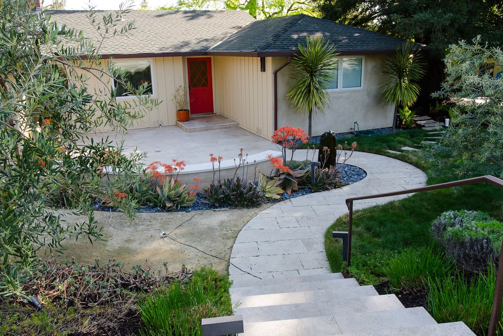 This is the house with a great front and back yard