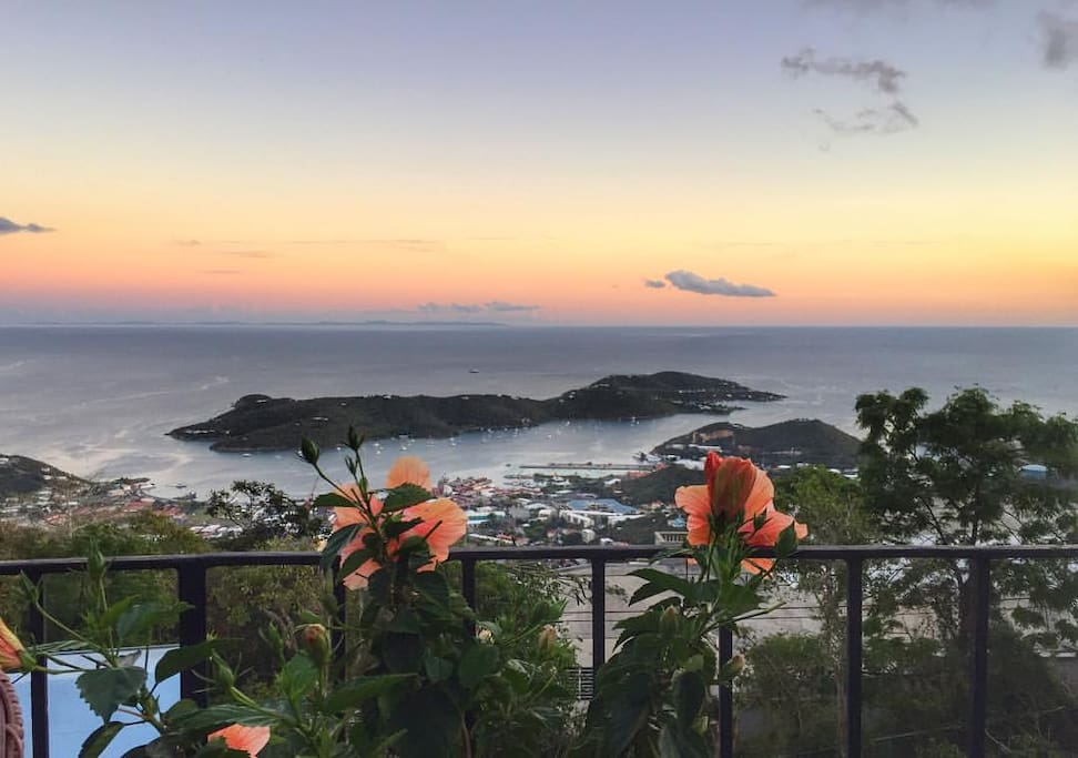 Sunset from the Hammond House.