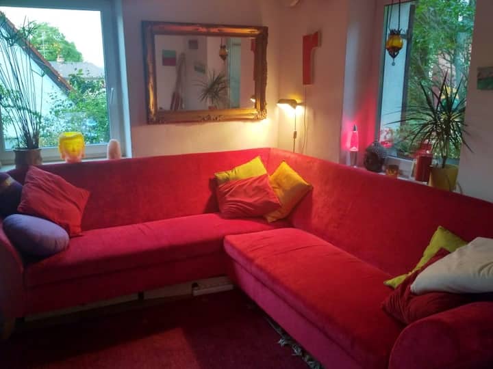 Schlaf- Und Wohn/arbeitszimmer In Villa Kunterbunt - Starnberg