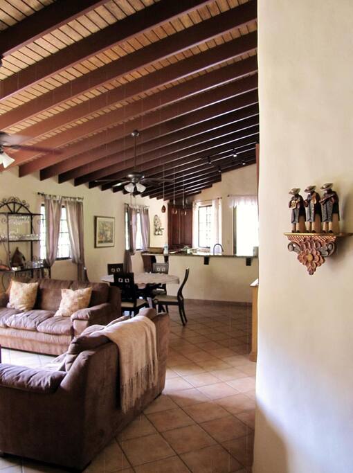 Open Living and Kitchen
