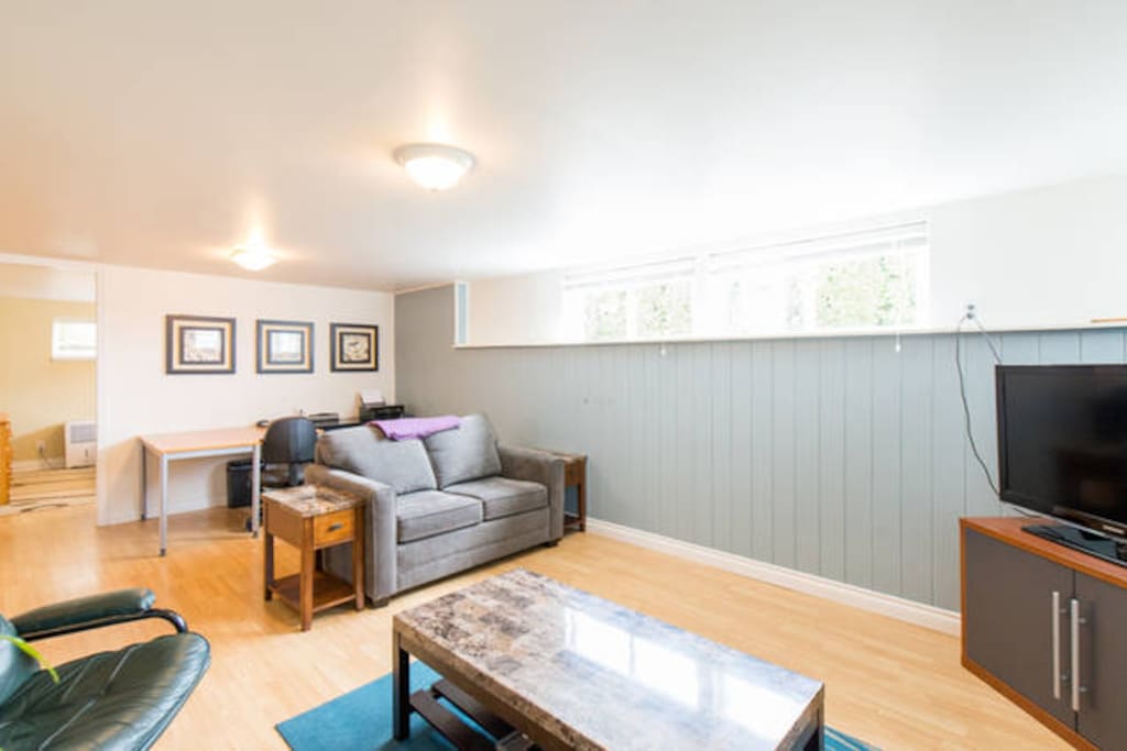 Pull out single sofa bed for 5th guest