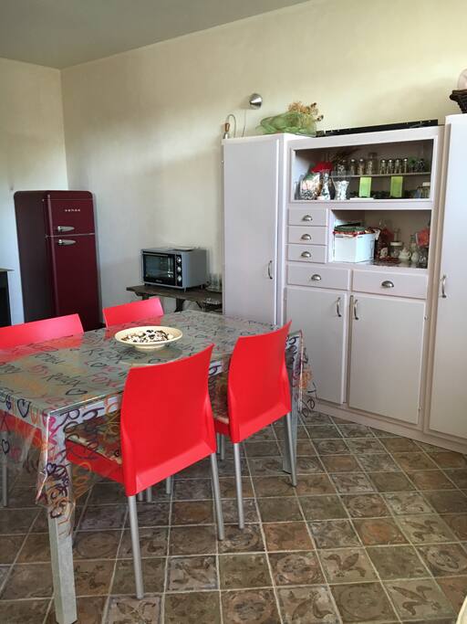 The dining room
