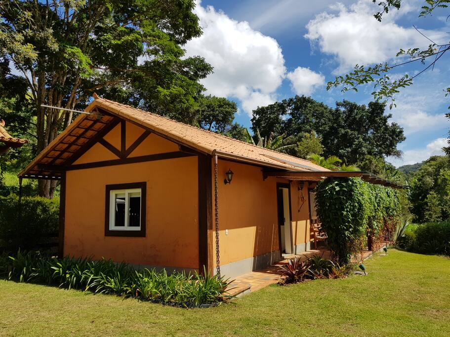 Vista externa da casa