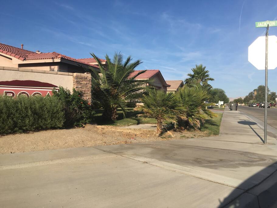 This is a shot of 55th Avenue and a few of the homes nearby.