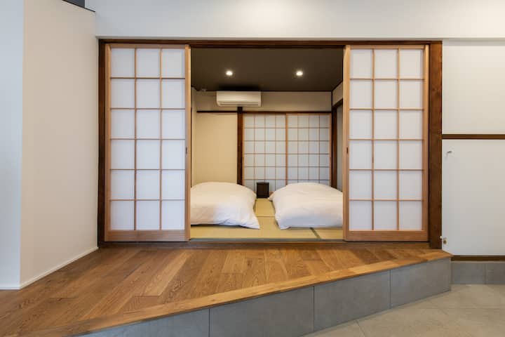 ห้องทาทามิ 2 ชุดฟูกเดี่ยวบนชั้น 1