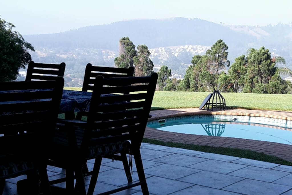 Valley view from the main house