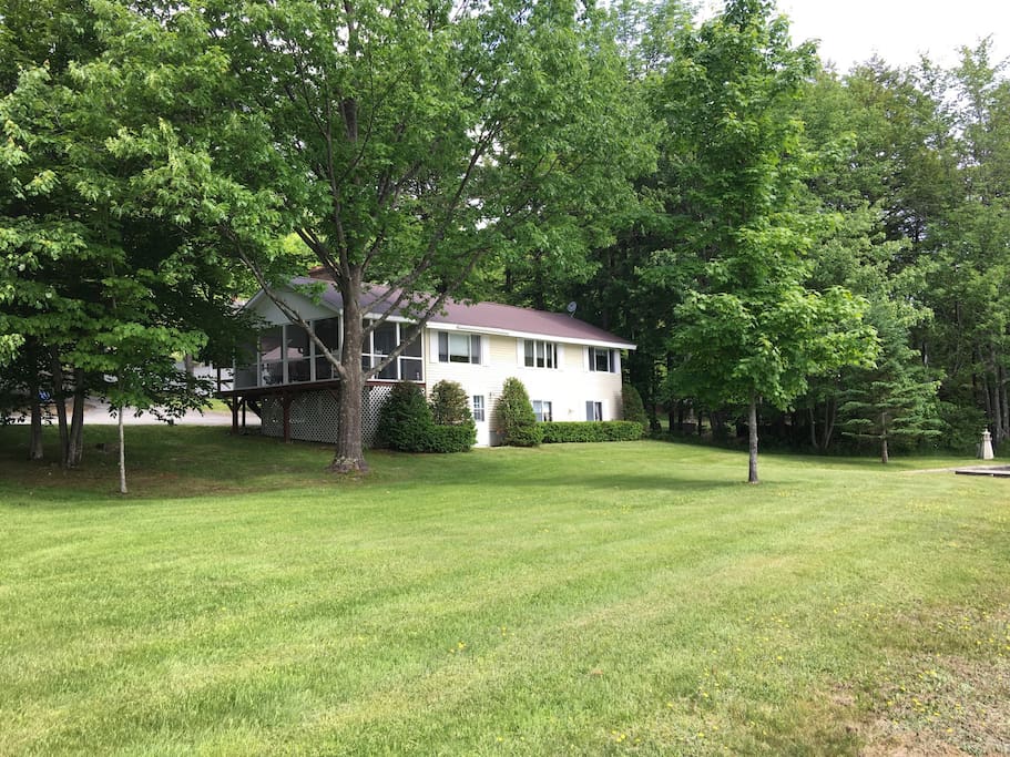 Front of House facing the lake
