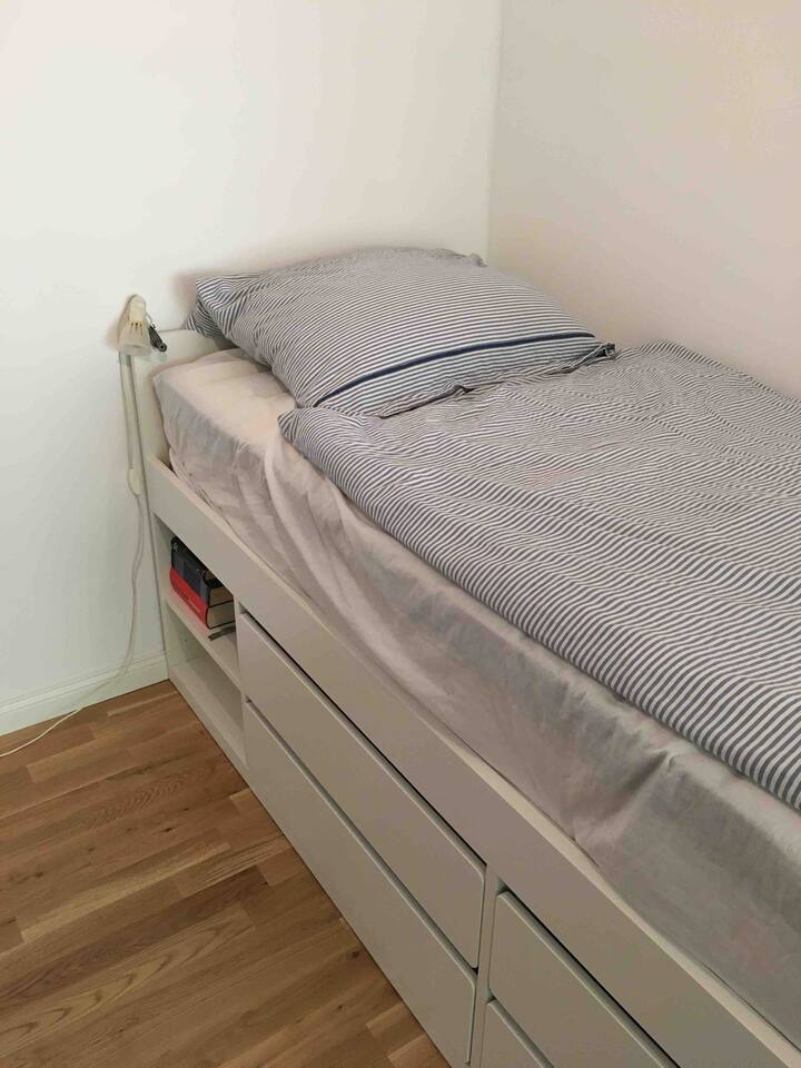 სტუმრის საწოლი მისაღებ ოთახში 