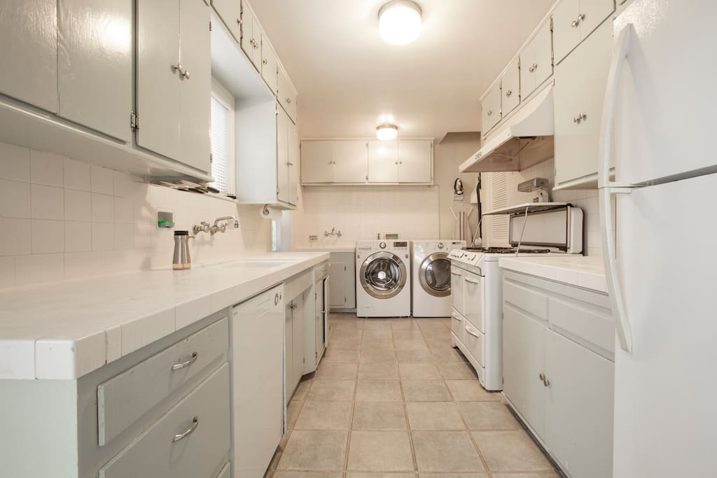kitchen and laundry