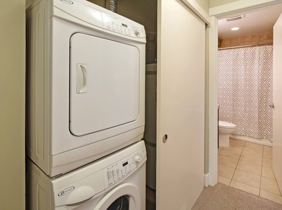 Washer/Dryer and Outside of Bathroom (Since Been Updated)
