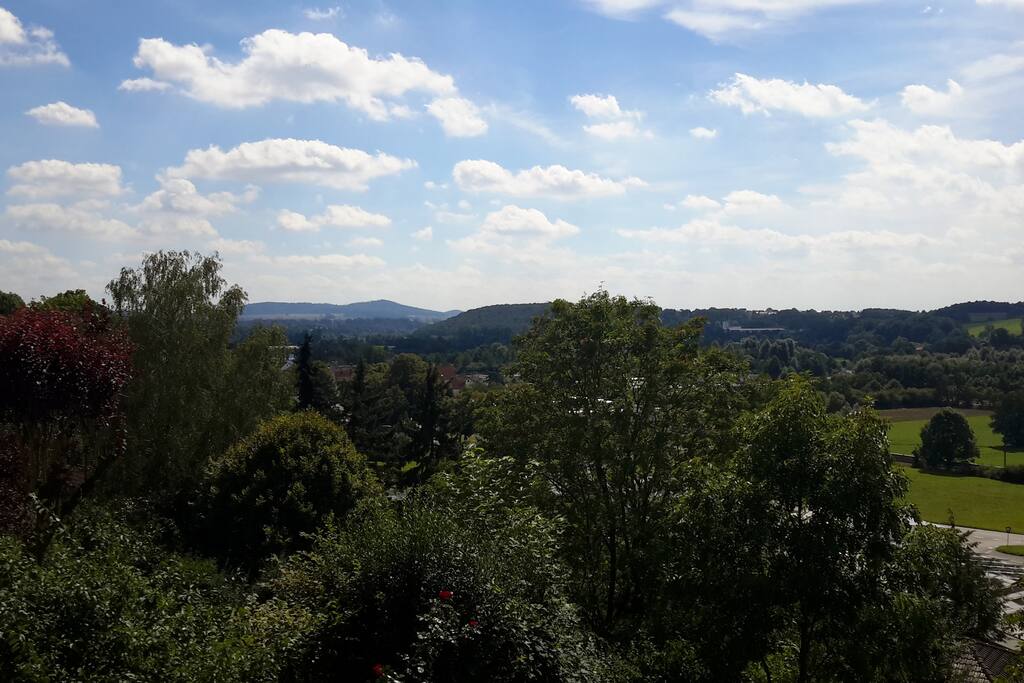 Vom Balkon südwärts