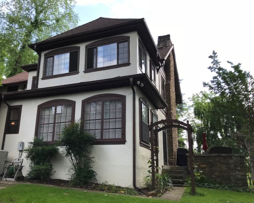 Back side of home
