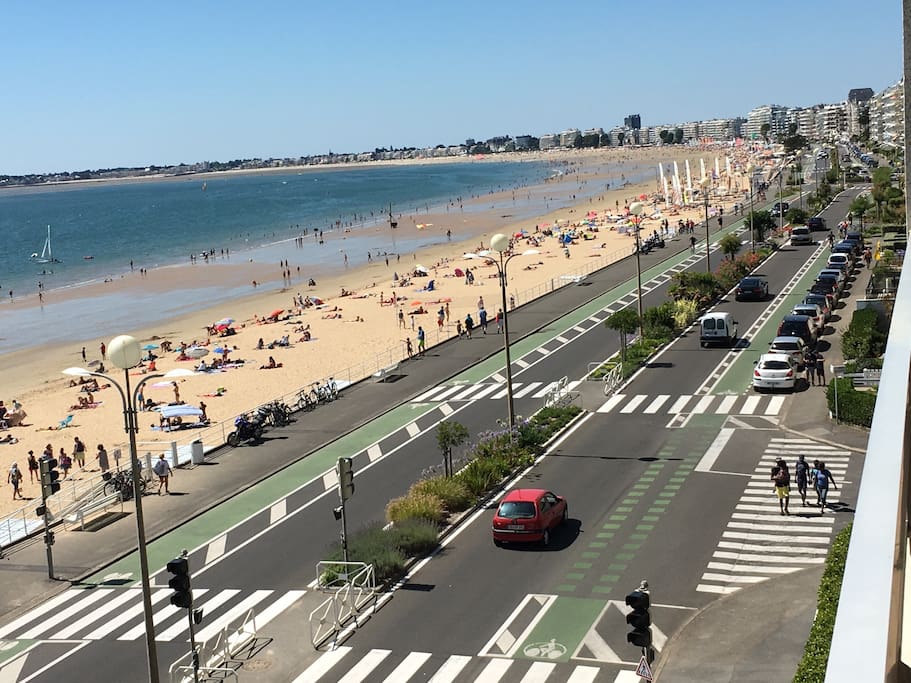 Vue du salon - living seaview