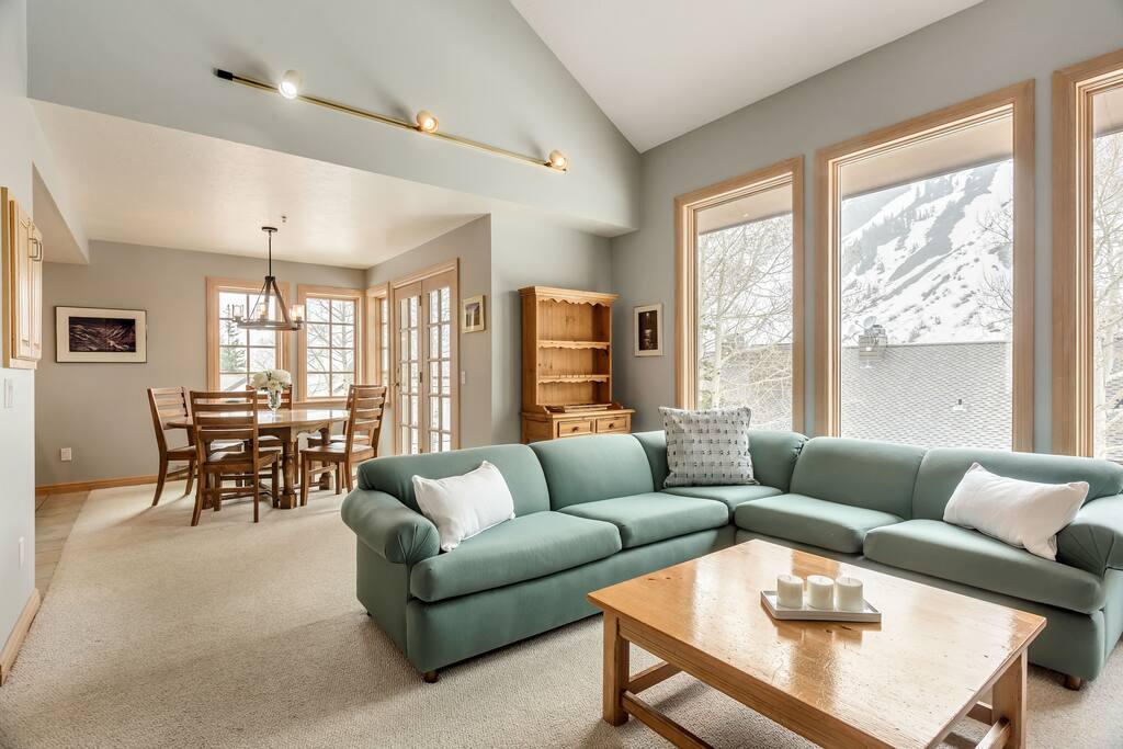 Open-concept living area