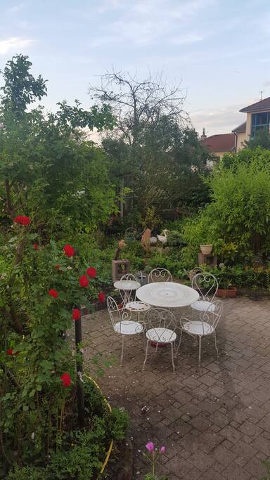 terrasse au jardin