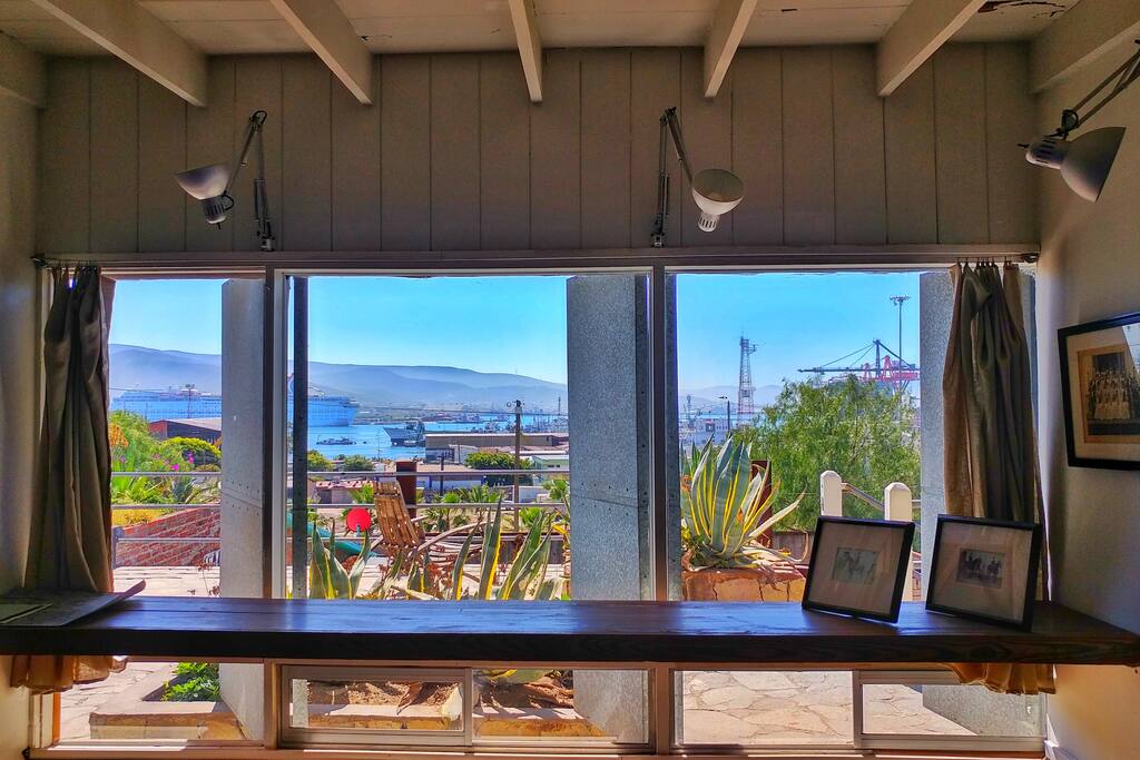 Terrace and indoor view