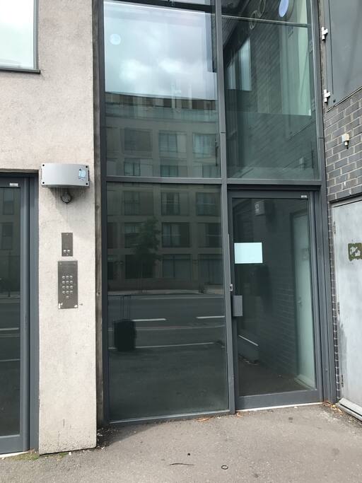 This is the door to the building. Then take the lift to the third floor :)