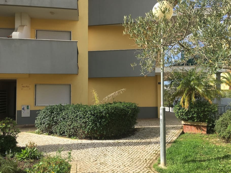 Entrance to the building