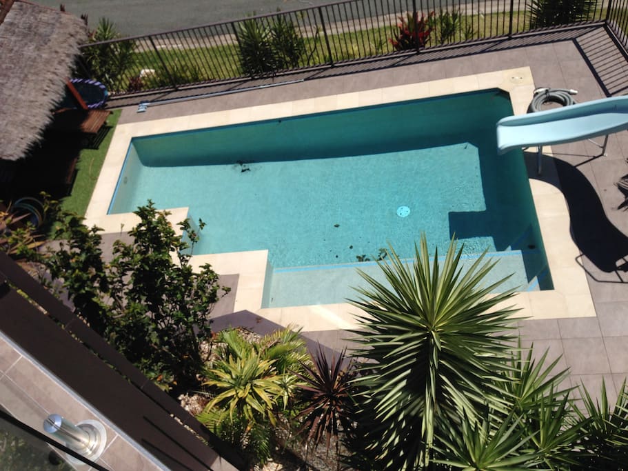 The Pool from the Upstairs Balcony