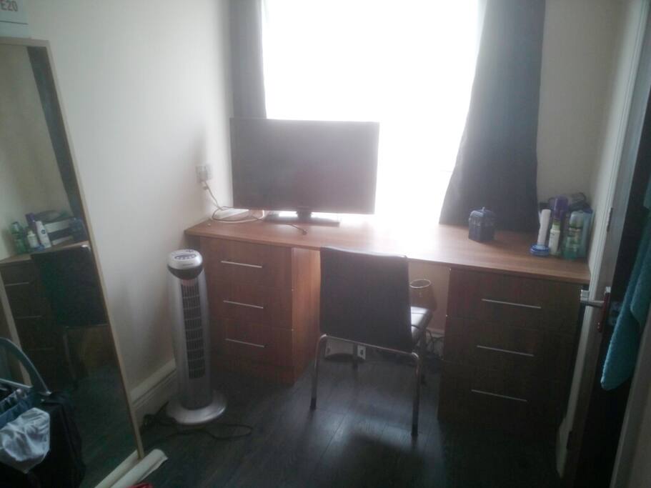 HD TV and HDMI cable.