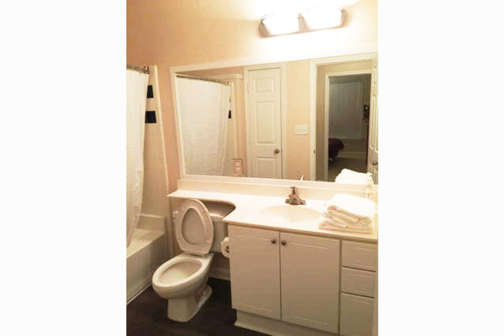 Your private and all enclosed bathroom