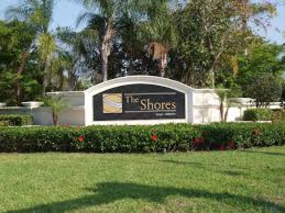 Entrance to the gated Community