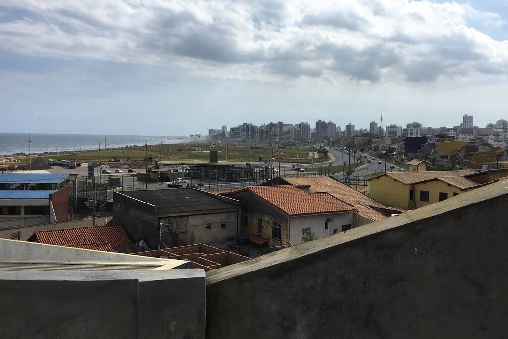 Vista para os shows do réveillon
