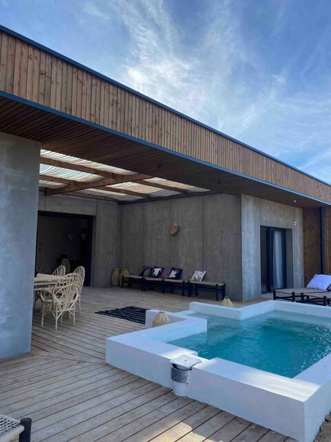 eco-friendly villa swimming pool