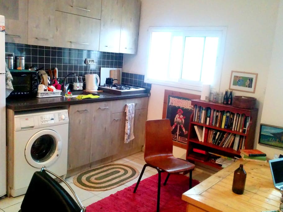An open kitchen