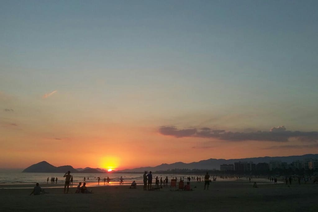 Entardecer praia Riviera