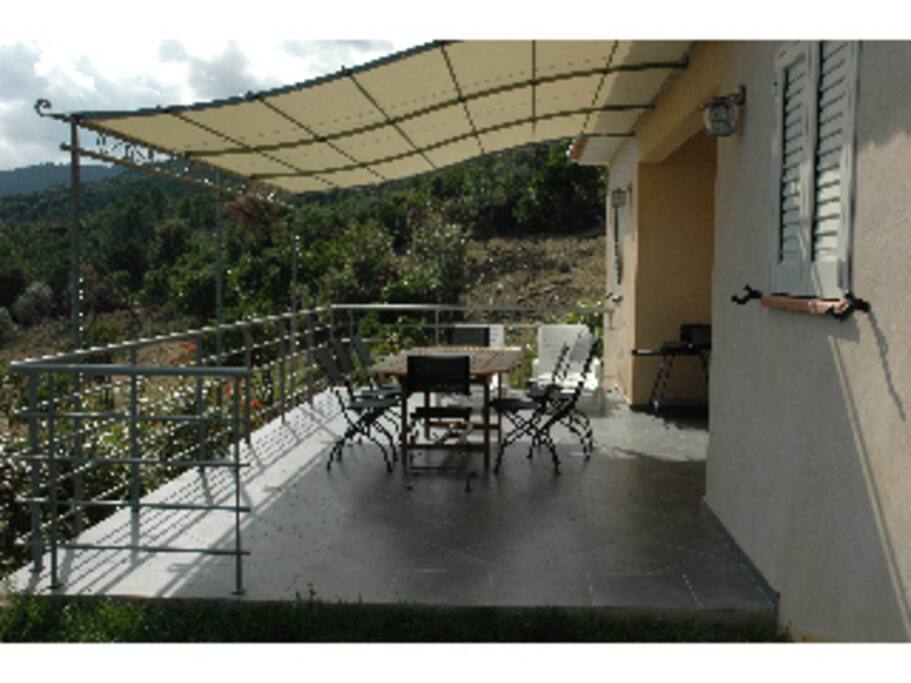 notre terrasse ombragée