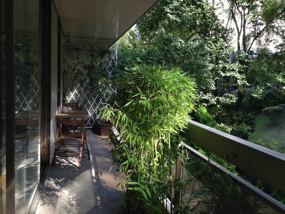 Balcony with view