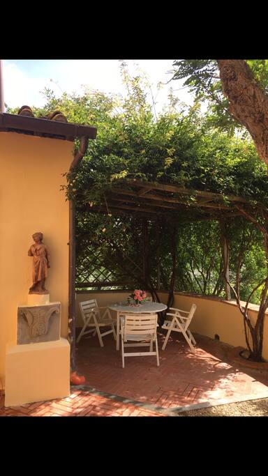 Particolare del patio